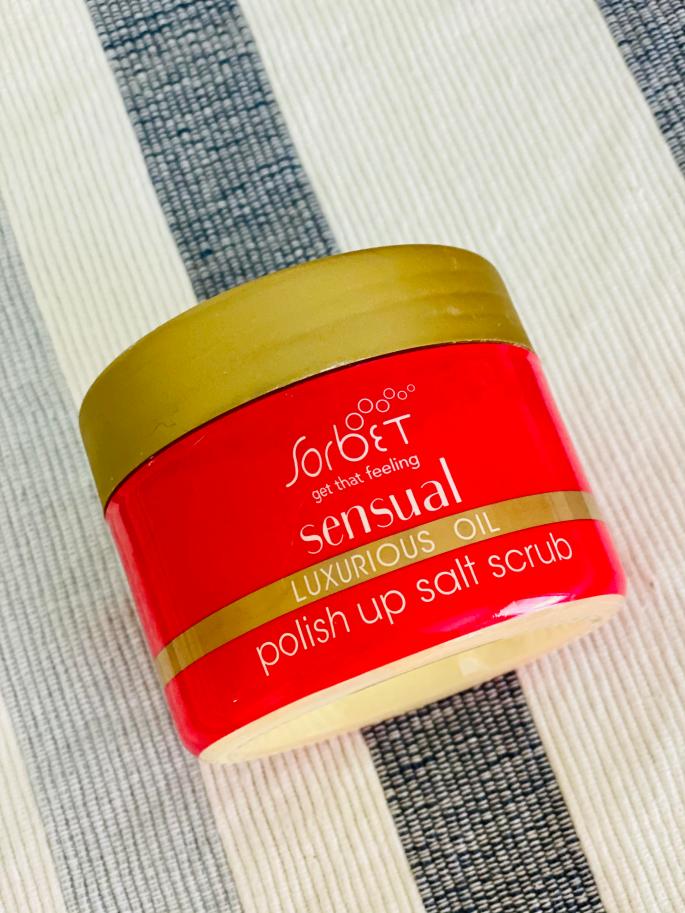 beauty makeup lifestyle blog justjay sorbet salt scrub exfoliate