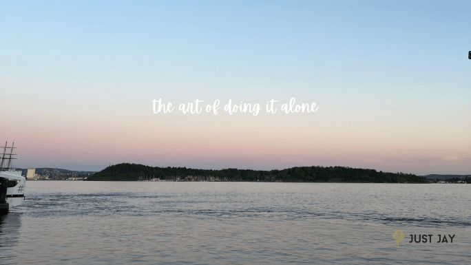 travel solo travel adventure sunset